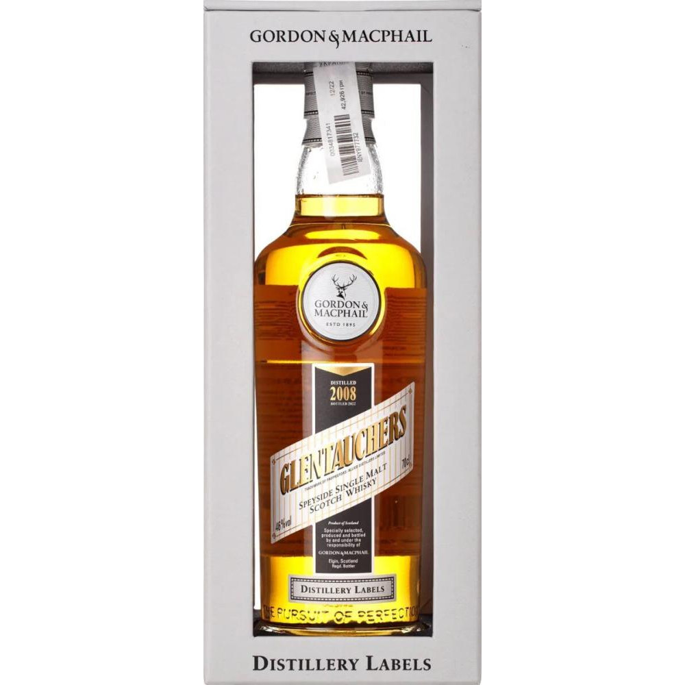 Gordon & MacPhail Віскі Glentauchers 2008,  0,7 л (5020613091375) - зображення 1