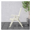 IKEA BONDHOLMEN Крісло з регульованою спинкою, огре, білий/бежевий (805.581.79) - зображення 3