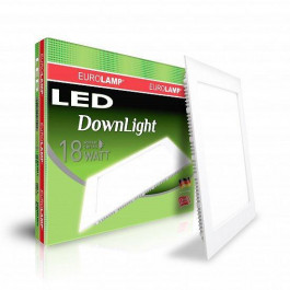 EUROLAMP LED Panel (квадр.) 18W 4000K 220V (LED-DLS-18/4)