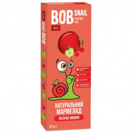 Bob Snail Мармелад   яблуко-вишня 27 г (4820219344186)