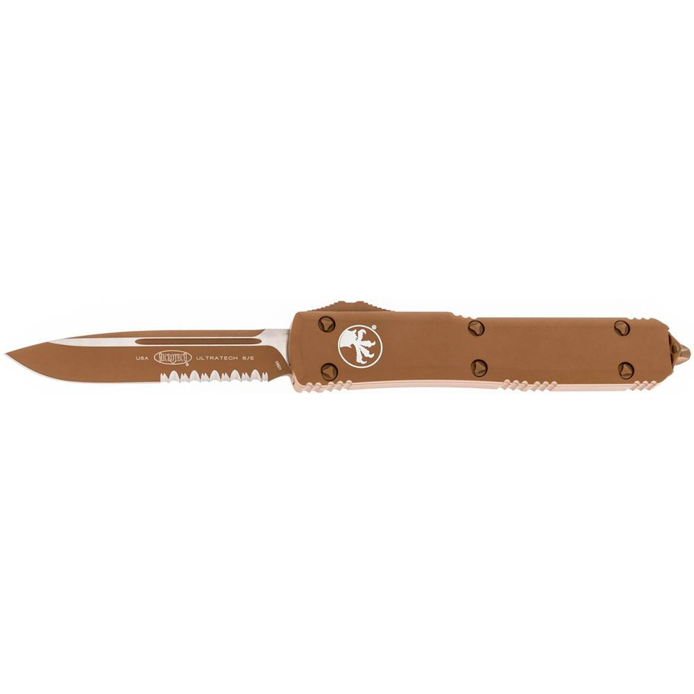 Microtech Ultratech Drop Point Cerakote tan PS (121-2CTA) - зображення 1