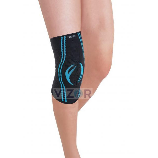 Vizor Ortopedi Бандаж еластичний на коліно  спортивний, розмір S (7701 -S) - зображення 1