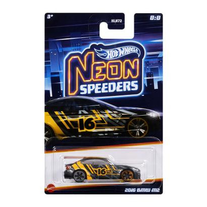 Hot Wheels 2016 BMW M2 Neon Speeders 1:64 HLH72/HLH80 Black - зображення 1