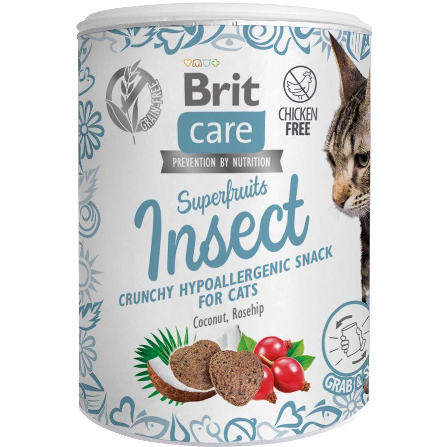 Brit Care Cat Snack Superfruits Insect 100 г (100652) - зображення 1