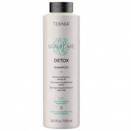 LAKME Міцелярний шампунь від сухої та жирної лупи  Teknia Scalp Cate Detox Shampoo 1000 мл (8429421443210)