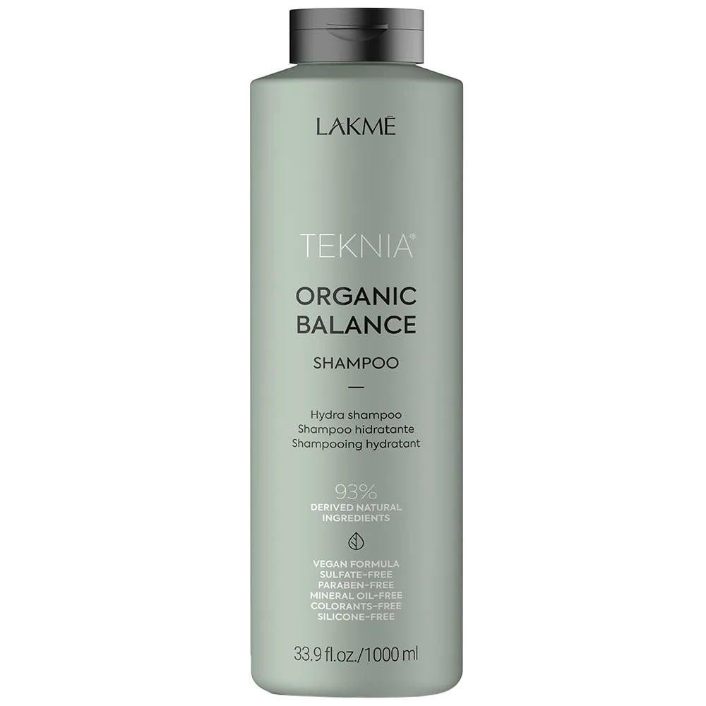 LAKME Увлажняющий шампунь  для волос ежедневного использования Teknia Organic Balance Shampoo 1 л (8429421 - зображення 1