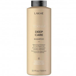 LAKME Восстанавливающий шампунь  для поврежденных волос Teknia Deep Care Shampoo 1 л (8429421447119)