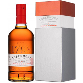 Tobermory Віскі  21 років у подарунковій упаковці 0.7 л 46.3% (5029704218691)