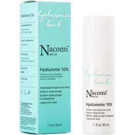 Nacomi - Сироватка з гіалуроновою кислотою 10% - Next Level - 30ml