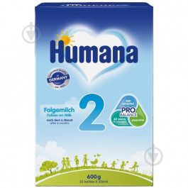 Humanа 2 Сухая детская молочная смесь для дальнейшего кормления 600 г