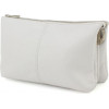 Grande Pelle Біла жіноча сумка-клатч із натуральної шкіри італійського виробництва  (59099) - зображення 5