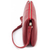 Grande Pelle Женский кожаный клатч красного цвета с плечевым ремешком  (13000) - зображення 2