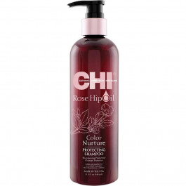 CHI Шампунь с маслом розы и кератином  Rose Hip Oil Shampoo 340 мл (633911772744)