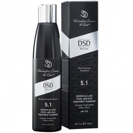 DSD de Luxe Восстанавливающий шампунь  5.1 Steel And Silk Treatment для восстановления структуры волос 200 мл (8