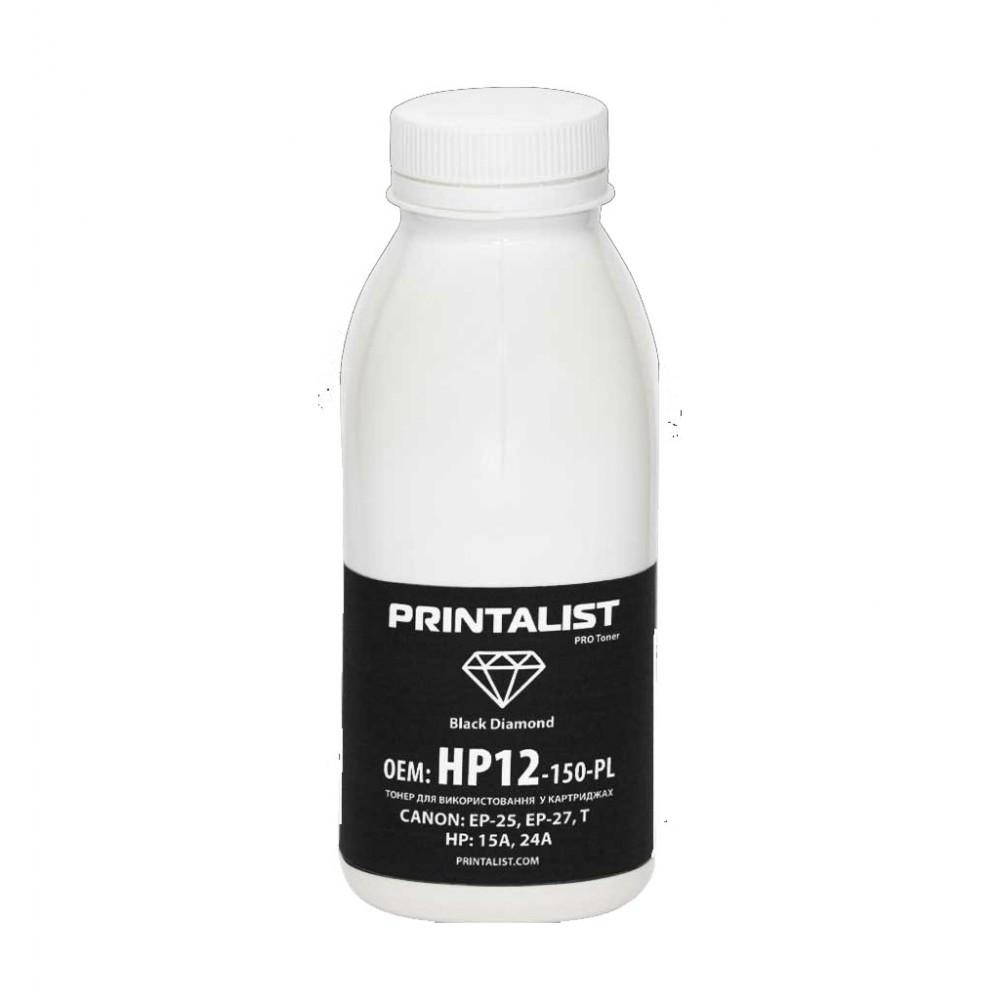 Printalist Тонер HP LJ 1200/1220 , 150г Black (HP12-150-PL) - зображення 1