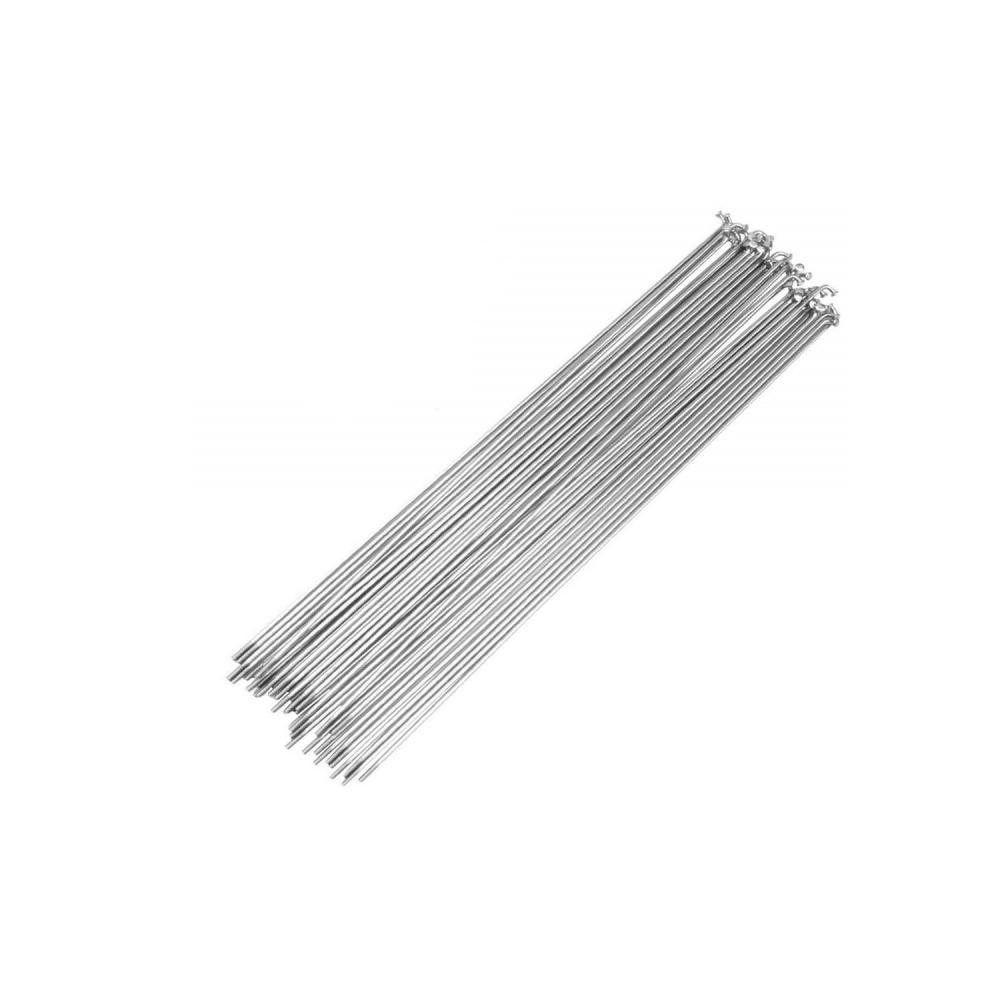 Remerx Спиці  14G/2 мм, 274 мм, сталь, сріблясті (100шт./уп.) - зображення 1