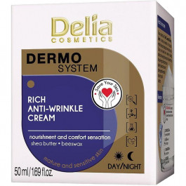 Delia Cosmetics Крем для лица  Dermo System Rich против морщин 50 мл (5901350470626)