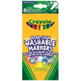   Crayola Набор фломастеров тонкая линия (ultra-clean washable), 8 шт  256351.012