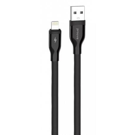 Proove USB to Lightning Flat Out 1m Black (CCFO20001101) - зображення 1