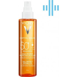 Vichy Сонцезахисна водостійка олійка  Capital Soleil для шкіри обличчя, тіла та кінчиків волосся SPF 50+ 2