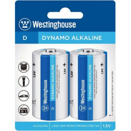 Westinghouse D bat Alkaline 2шт (LR20-BP2)
