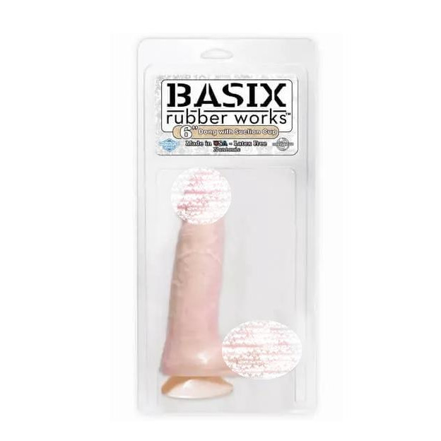 Pipedream Products Фаллоимитатор "Basix", 15х3,5 см - PD4227-21 - зображення 1