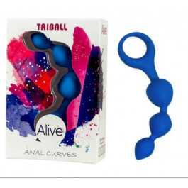 Alive Анальные шарики Alive Triball Blue (AD20065)