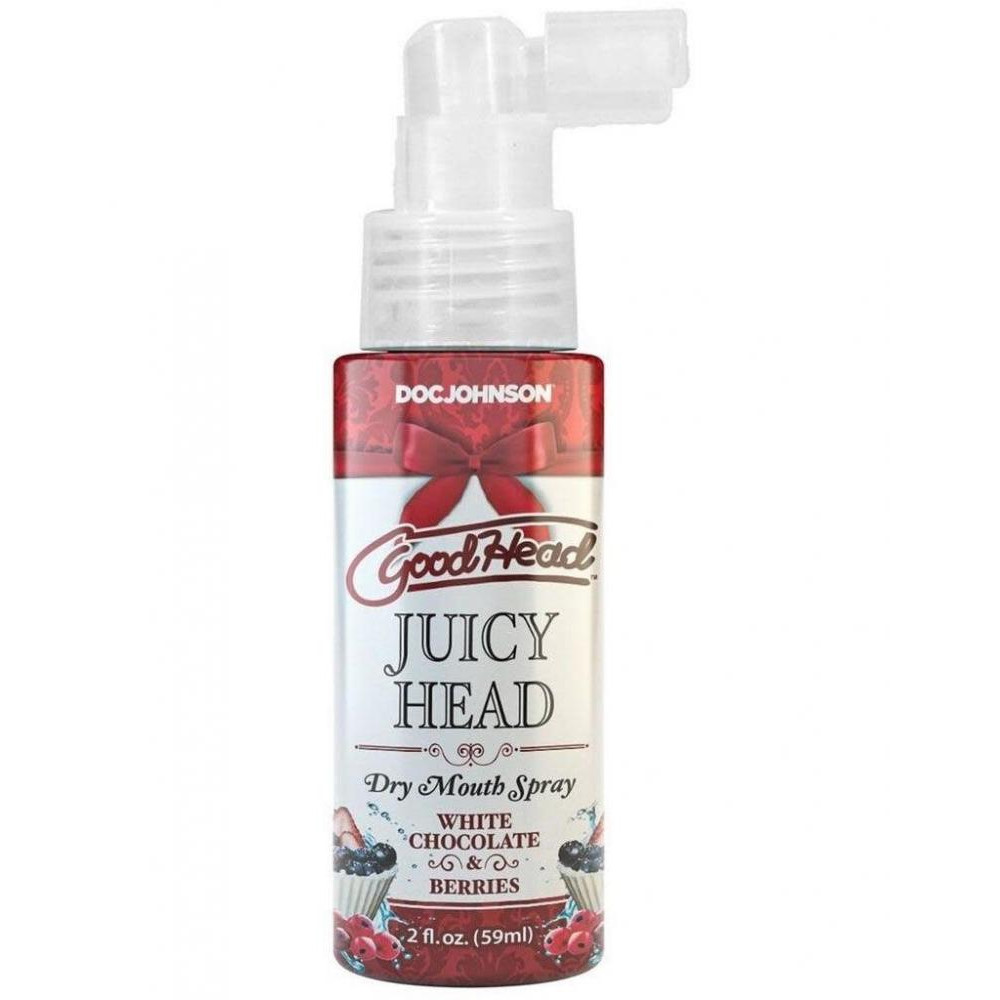 Doc Johnson GoodHead Juicy Head Dry Mouth Spray White Chocolate And Berries 59мл (SO7749) - зображення 1