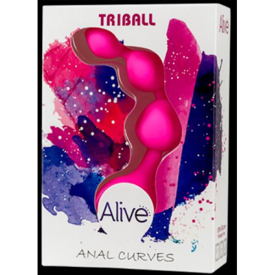 Alive Анальные шарики Alive Triball Pink (AD20051) - зображення 1