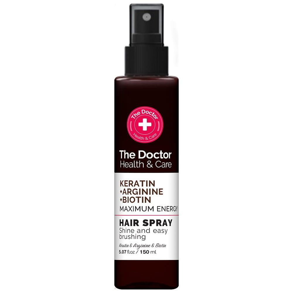 The Doctor Health & Care Спрей для волосся  Health & Care Keratin + Arginine + Biotin Максимум енергії 150 мл (8588006042863) - зображення 1