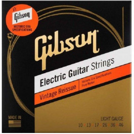 Gibson Набор струн для электрогитары  SEG-HVR10 VINTAGE REISSUE 10-46 LIGHT