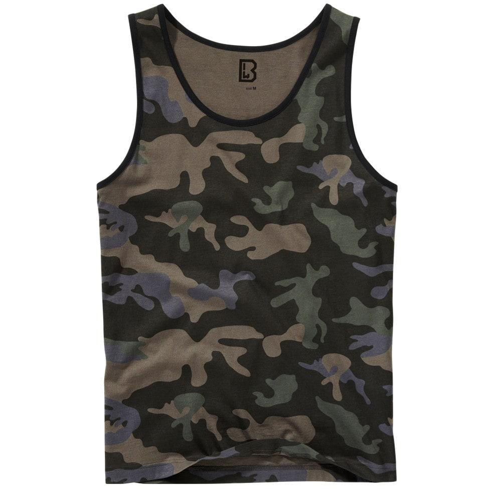 Brandit Футболка Tank Top  - Dark Camo S - зображення 1