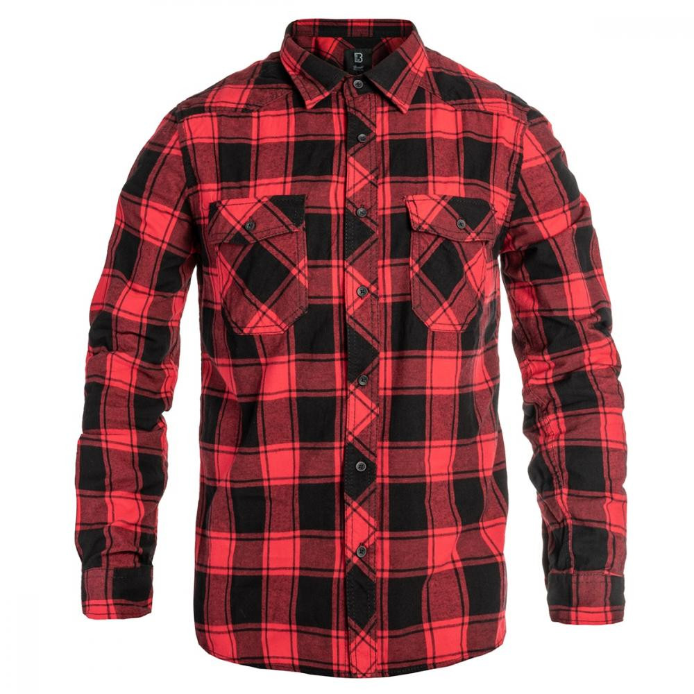 Brandit Check Shirt - Red/Black (4002-41-L) - зображення 1