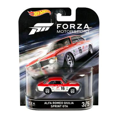 Hot Wheels Alfa Romeo Giulia Sprint GTA Forza Motorsport Replica Entertainment DJF51 White - зображення 1