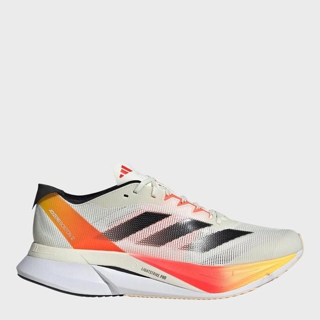 Adidas Чоловічі кросівки для бігу  Adizero Boston 12 M IG3320 41.5 (7.5UK) 26 см Бежеві (4066765234407) - зображення 1