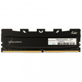 Exceleram 16 GB DDR4 3600 MHz Black Kudos (EKBLACK4163618C)