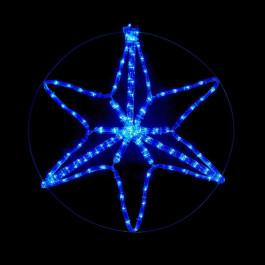 DeLux Motif Star IP44 EN синій 60x60см (90019524)