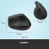 Logitech Lift Vertical Ergonomic Mouse Graphite (910-006473) - зображення 9