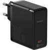 Baseus GaN2 Fast Charger 100W + Cable Type-C to Type-C 100W Black (TZCCGAN-L01) - зображення 1