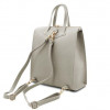 Tuscany Leather Рюкзак-сумка жіночий шкіряний світло-сірий  2211_1_76 - зображення 3