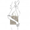 Tuscany Leather Рюкзак-сумка жіночий шкіряний світло-сірий  2211_1_76 - зображення 7