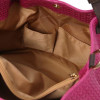 Tuscany Leather Сумка-шопер жіноча шкіряна з тисненням рожева  1573_1_75 - зображення 5