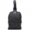 TARWA Чоловіча сумка-рюкзак на одне плече з натуральної шкіри та текстилю  (21691) - зображення 7