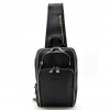 TARWA Чоловіча шкіряна сумка-рюкзак великого розміру в чорному кольорі  (21662) - зображення 4