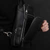 TARWA Чоловіча шкіряна сумка-рюкзак великого розміру в чорному кольорі  (21662) - зображення 7