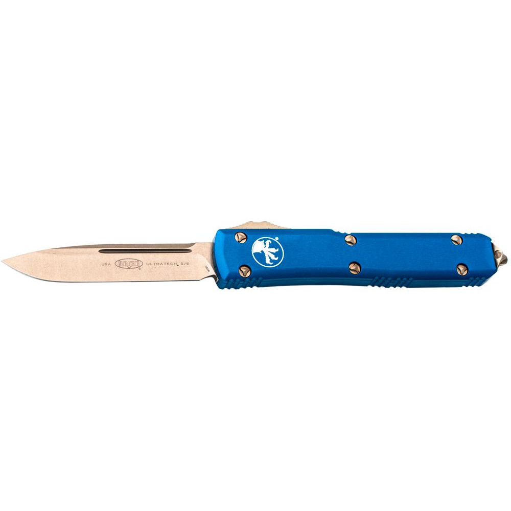 Microtech Ultratech Drop Point Bronze blue (121-13BL) - зображення 1