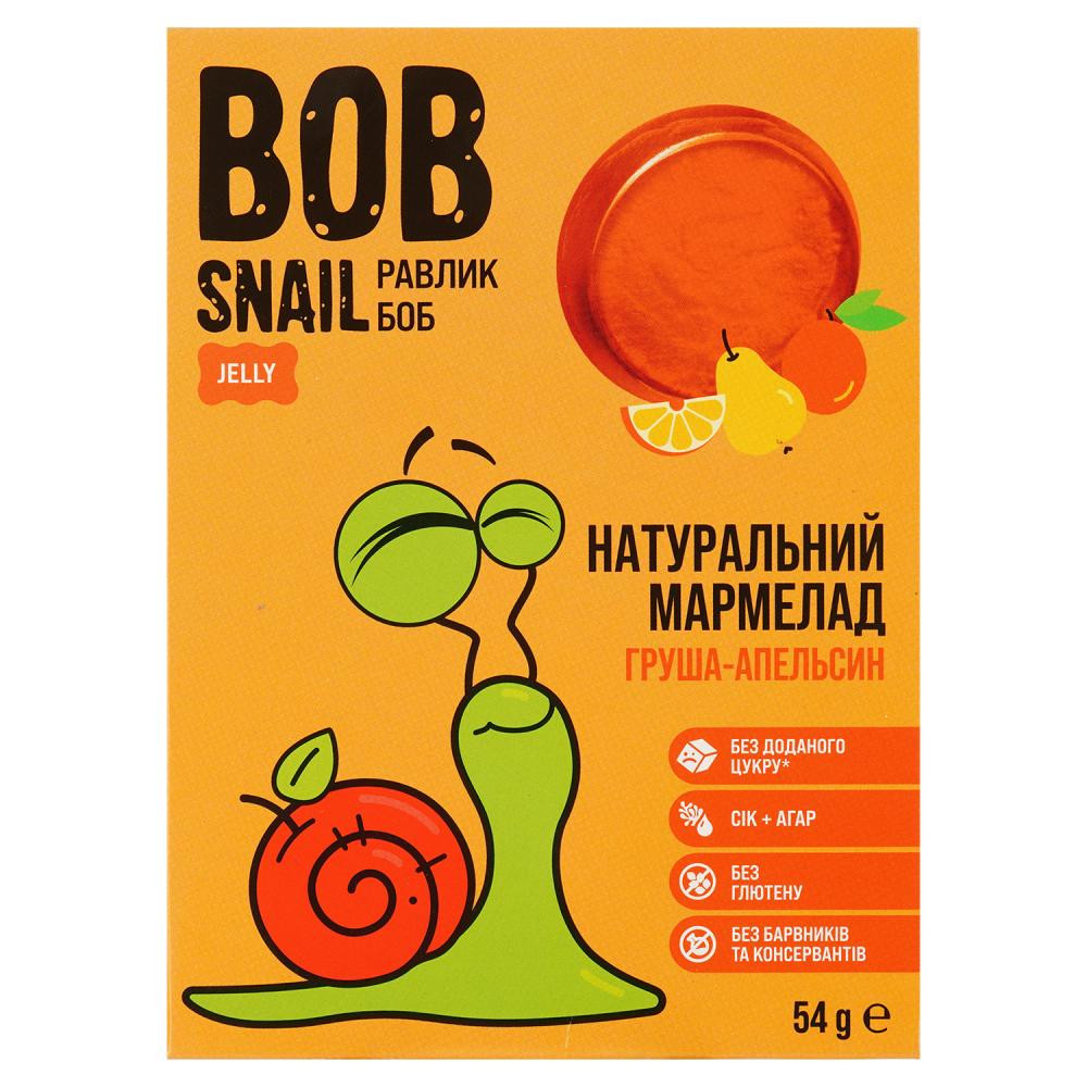 Bob Snail Мармелад  Груша Апельсин 54г (1740474) - зображення 1