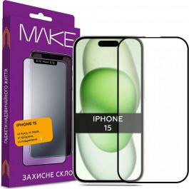 MAKE Скло захисне  Apple iPhone 15 (MGF-AI15)