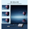 Choetech USB Type-C to HDMI v2.1 Gray (HUB-H16-GY) - зображення 4