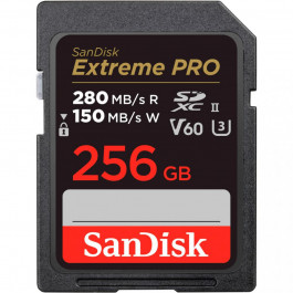 SanDisk 256 GB SDXC Extreme Pro UHS-II U3 V60 Class 10 (SDSDXEP-256G-GN4IN)